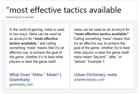 meta meaning in gaming|FYI: Meta is NOT an acronym for 'most effective tactic  .